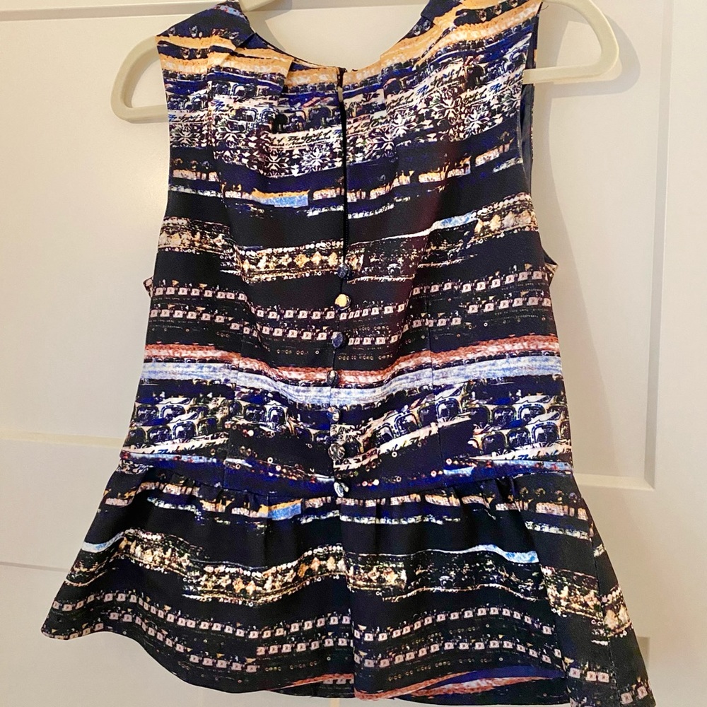 Anthropologie Multicolor Sleeveless Blouse